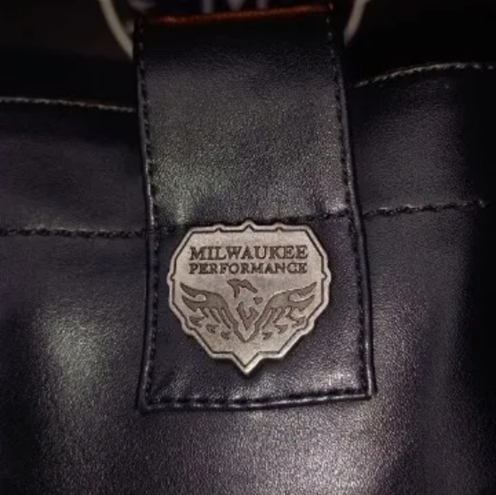 Milwaukee Leather Performance Womens Black Harness Ankle Boot with 4" Block heel - Picture 8 of 9